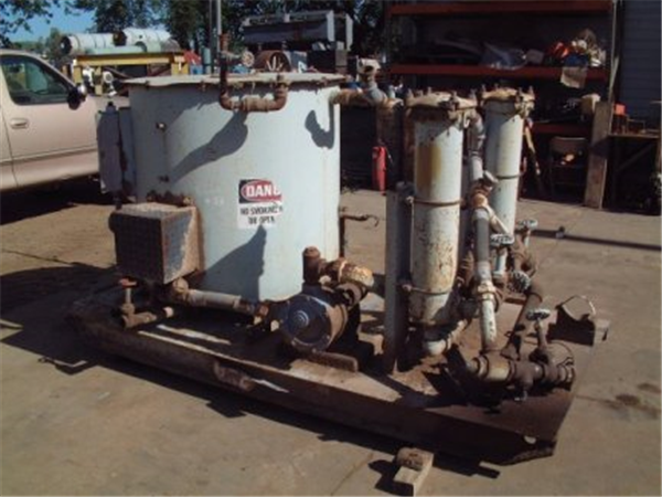 NORDBERG 7'  Cone Crusher Lube System Round Oil Tank